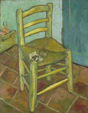 Vincent van Gogh, Van Gogh's Chair, 1888, oil on canvas, 91.8 x 73 cm, London: Courtauld Fund