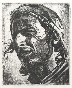 Ephraim Moshe Lillian, The Guy, 1919, engraving