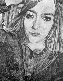 Pencil, Ink or Charcoal Portraits on Paper