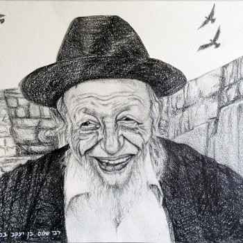 רישום דיוקן בעיפרון - מתנה לחג