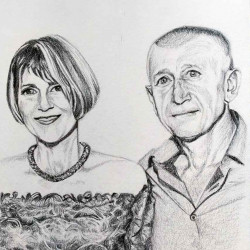 Portrait cadeau d’un couple pour l’épouse Portrait cadeau d’un couple pour l’épouse