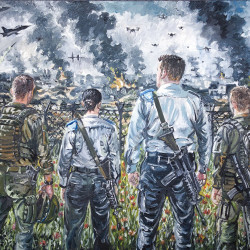 Tableau commémoratif sur commande